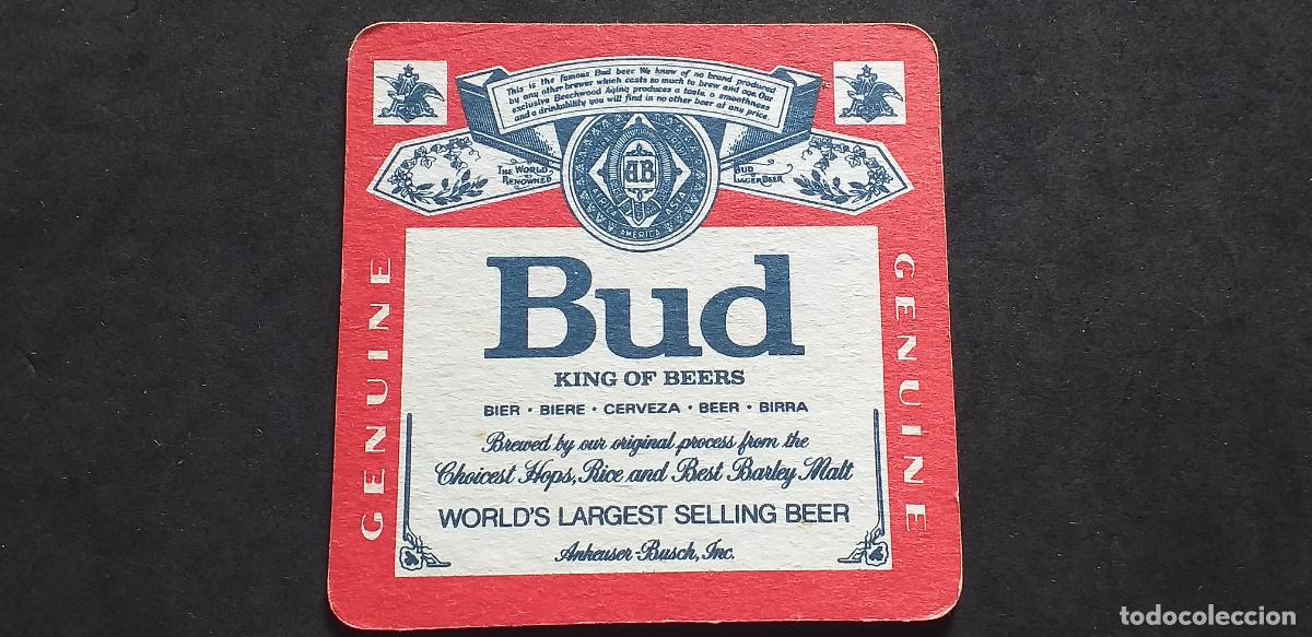 Collezionismo: POSAVASOS-V28-VIII-90X90mm.-BUD