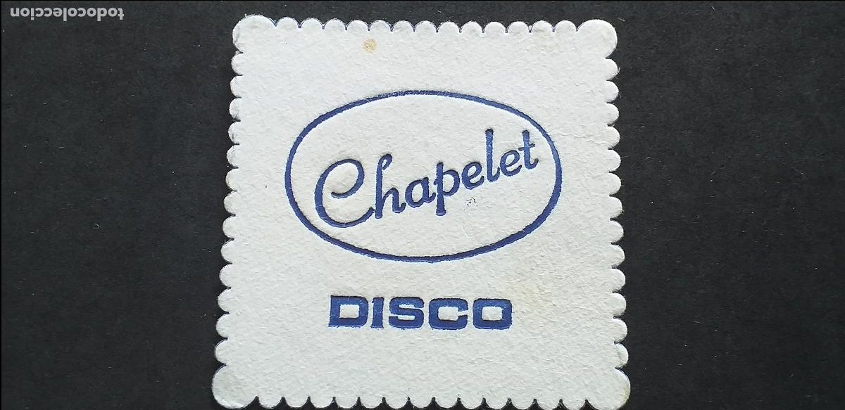 Collezionismo: POSAVASOS-V28-VIII-80X80mm.-CHAPELET-DISCO