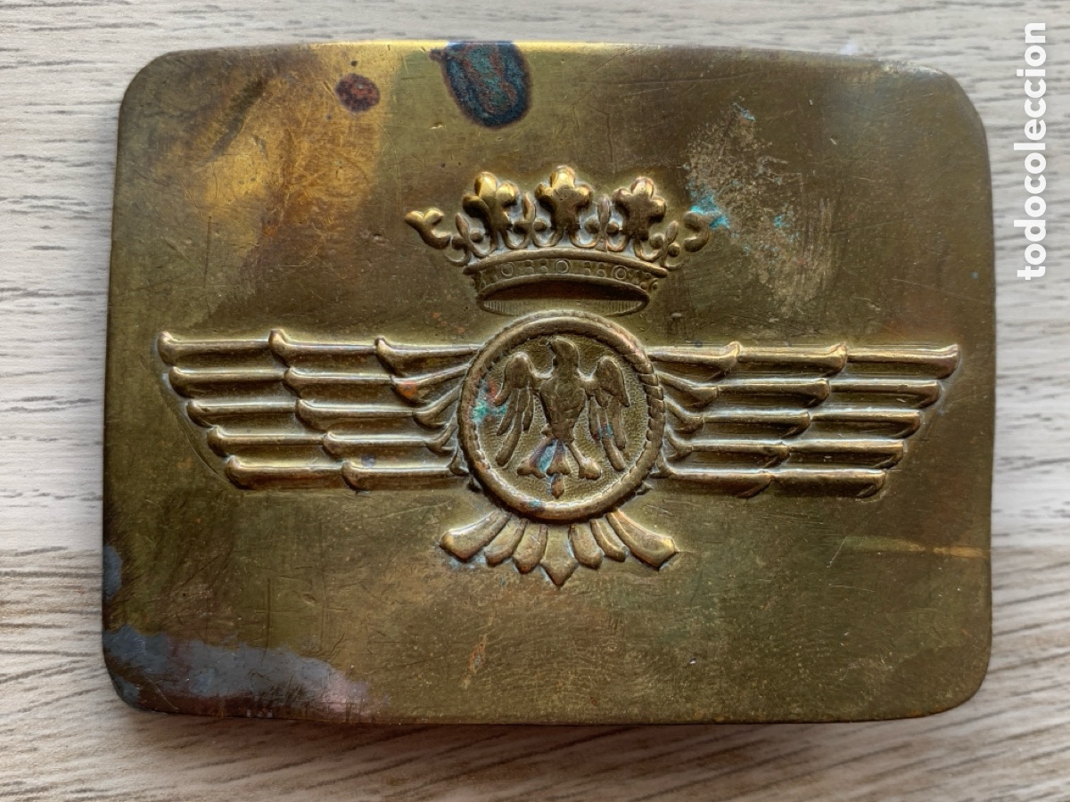 Sammeln: &bull;HEBILLA MILITAR AVIACION POSGUERRA CIVIL ESPA&Ntilde;OLA FRANCO