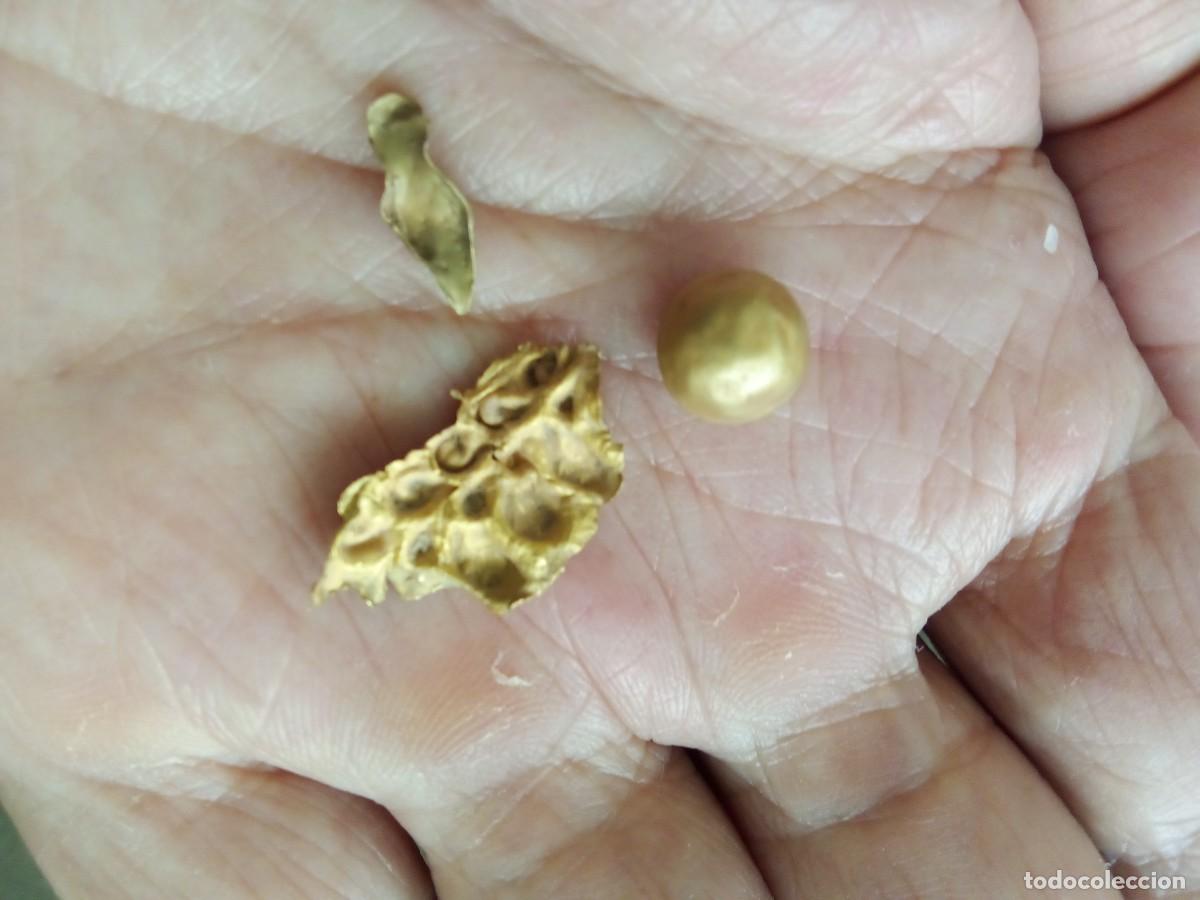 Sammeln: LOTE DE FRAGMENTOS DE ORO MEDIEVAL