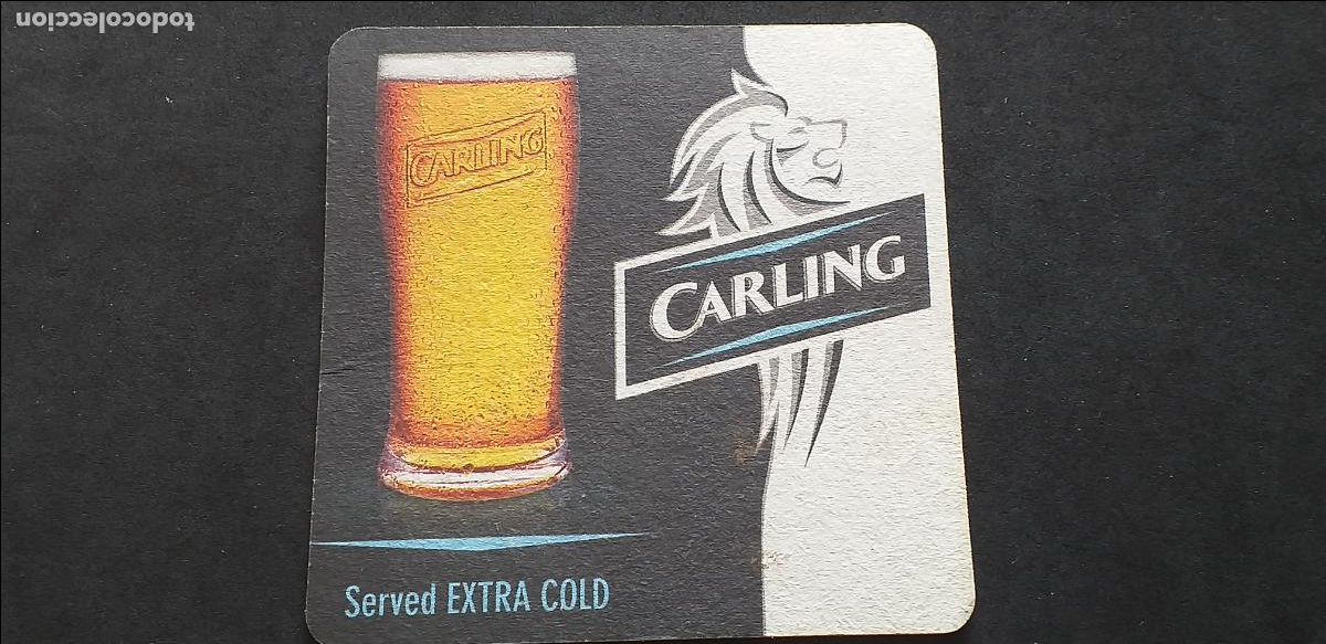 Coleccionismo: POSAVASOS-V28-VIII-90X90mm.-CARLING