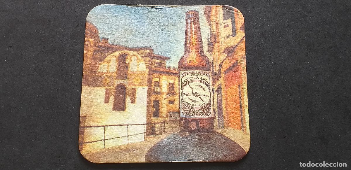 Coleccionismo: POSAVASOS-V28-VIII-90X90mm.-EL PERDIGACHO-GUADALAJARA