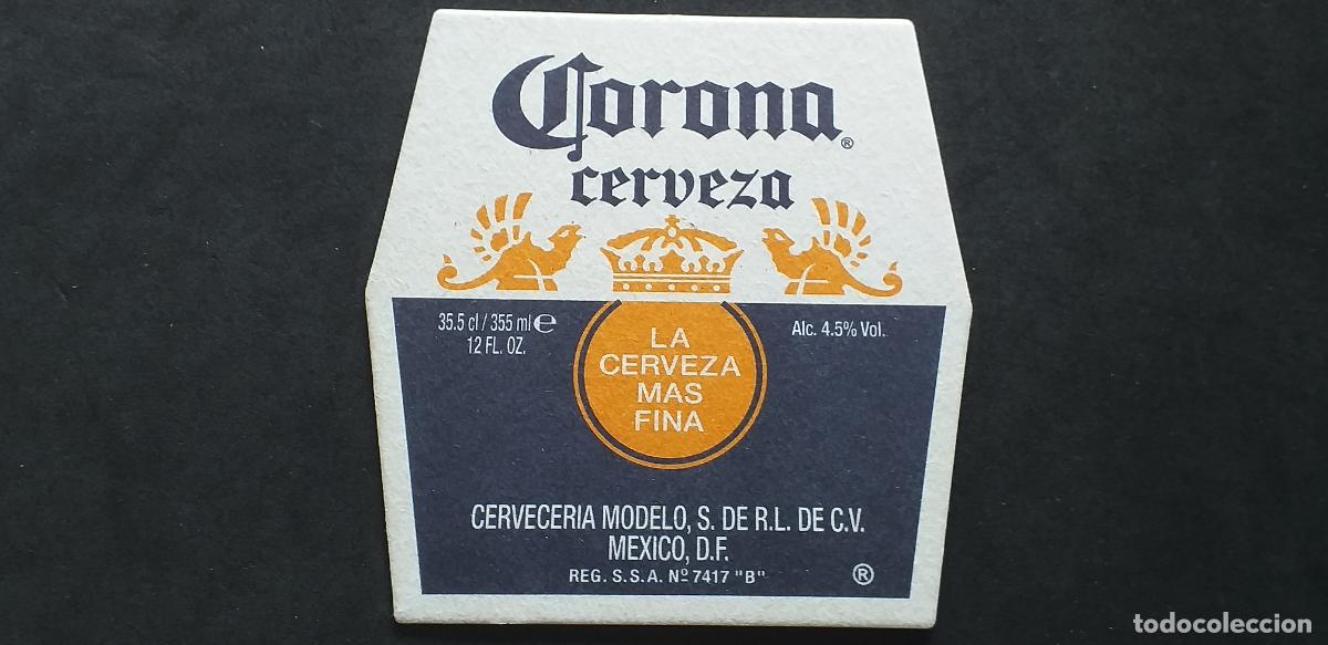 Coleccionismo: POSAVASOS-V28-IX-90X90mm.-CORONA