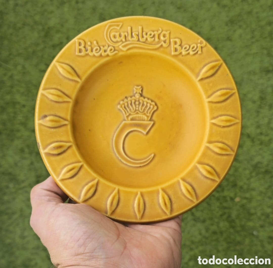 Coleccionismo: Cenicero Carlsberg Beer
