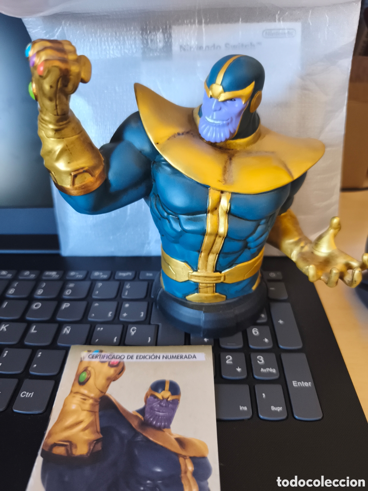 Coleccionismo: Busto Marvel de Thanos - Foto 1
