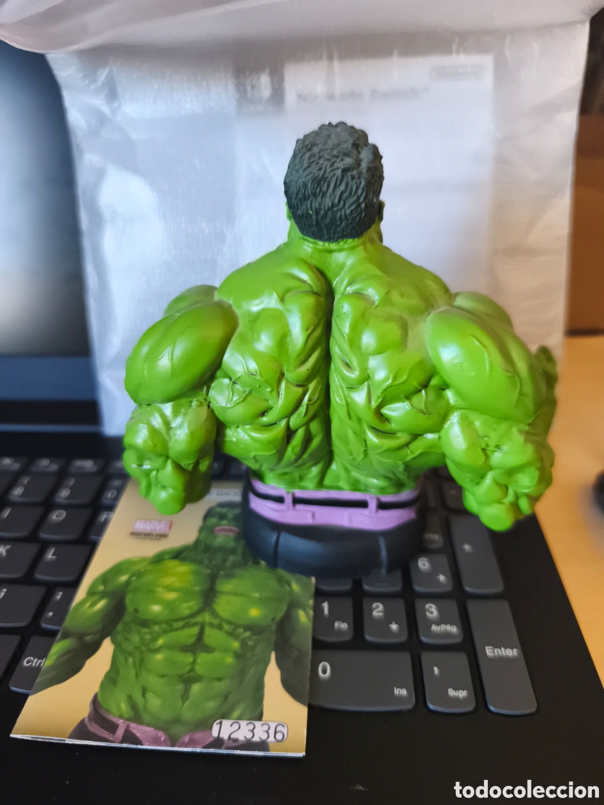 Coleccionismo: Busto Marvel de Hulk - Foto 2