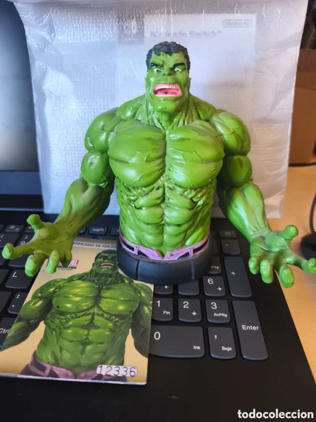 Coleccionismo: Busto Marvel de Hulk - Foto 1