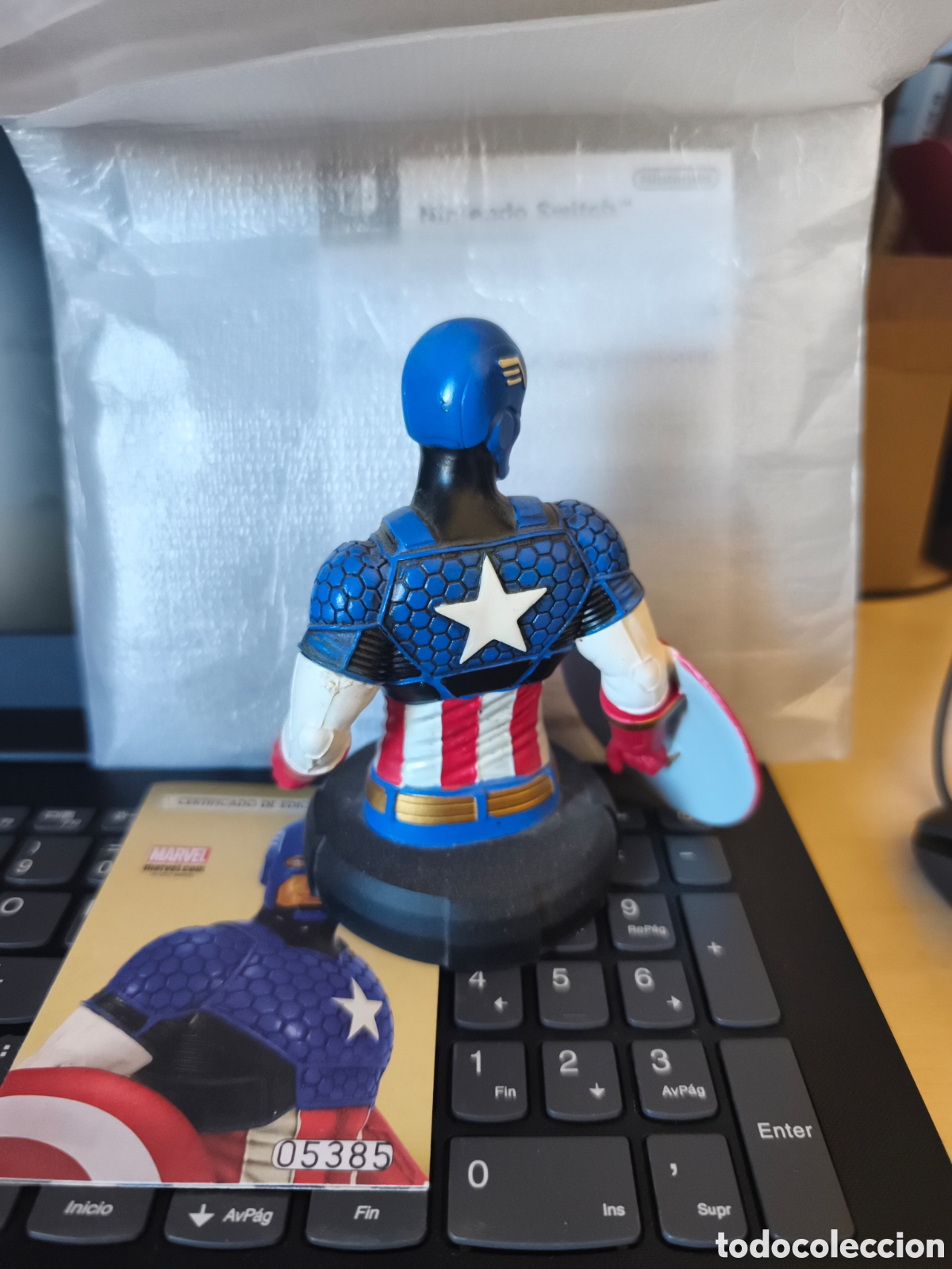 Coleccionismo: Busto Marvel de Capit&aacute;n Am&eacute;rica - Foto 2