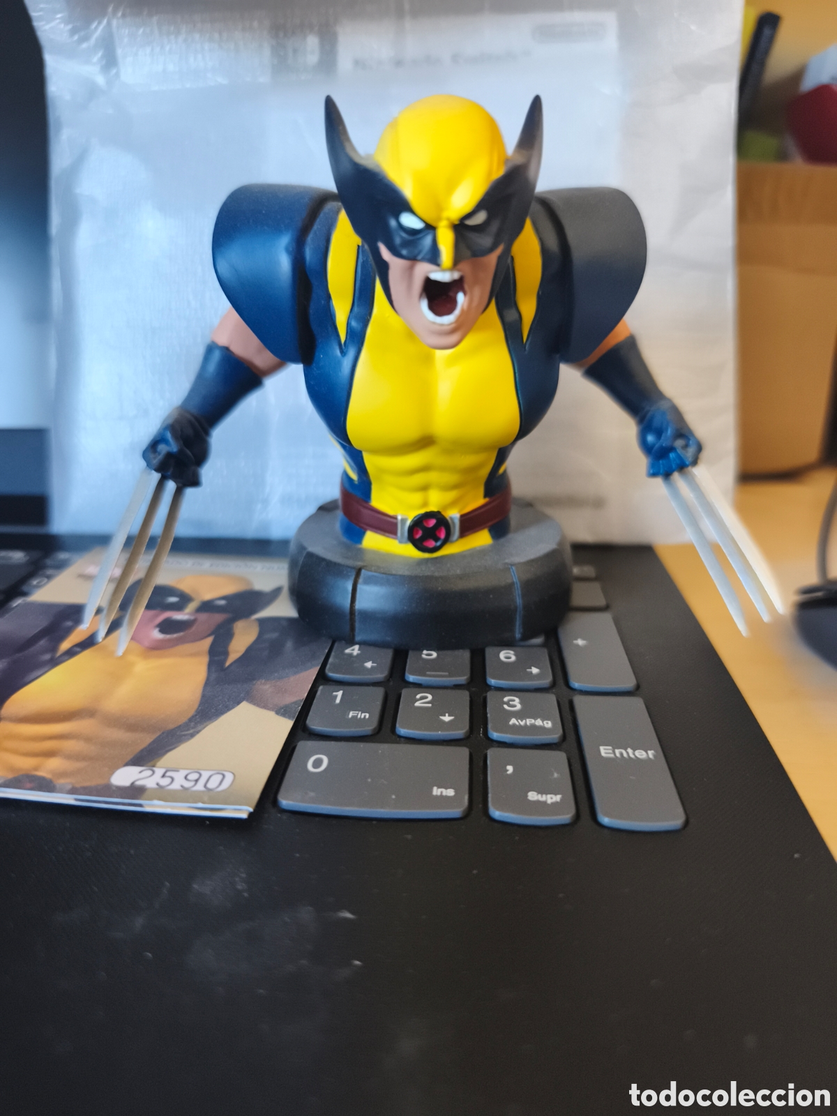 Coleccionismo: Busto Marvel de Lobezno - Foto 1