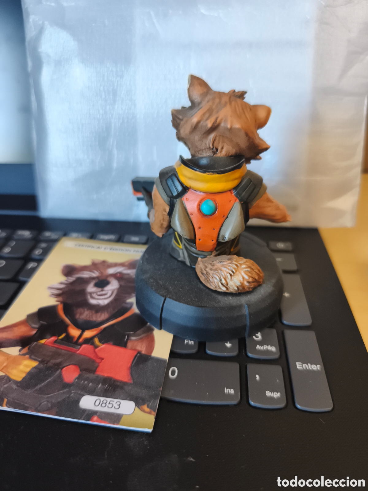 Coleccionismo: Busto Marvel de Rocket Raccoon - Foto 2