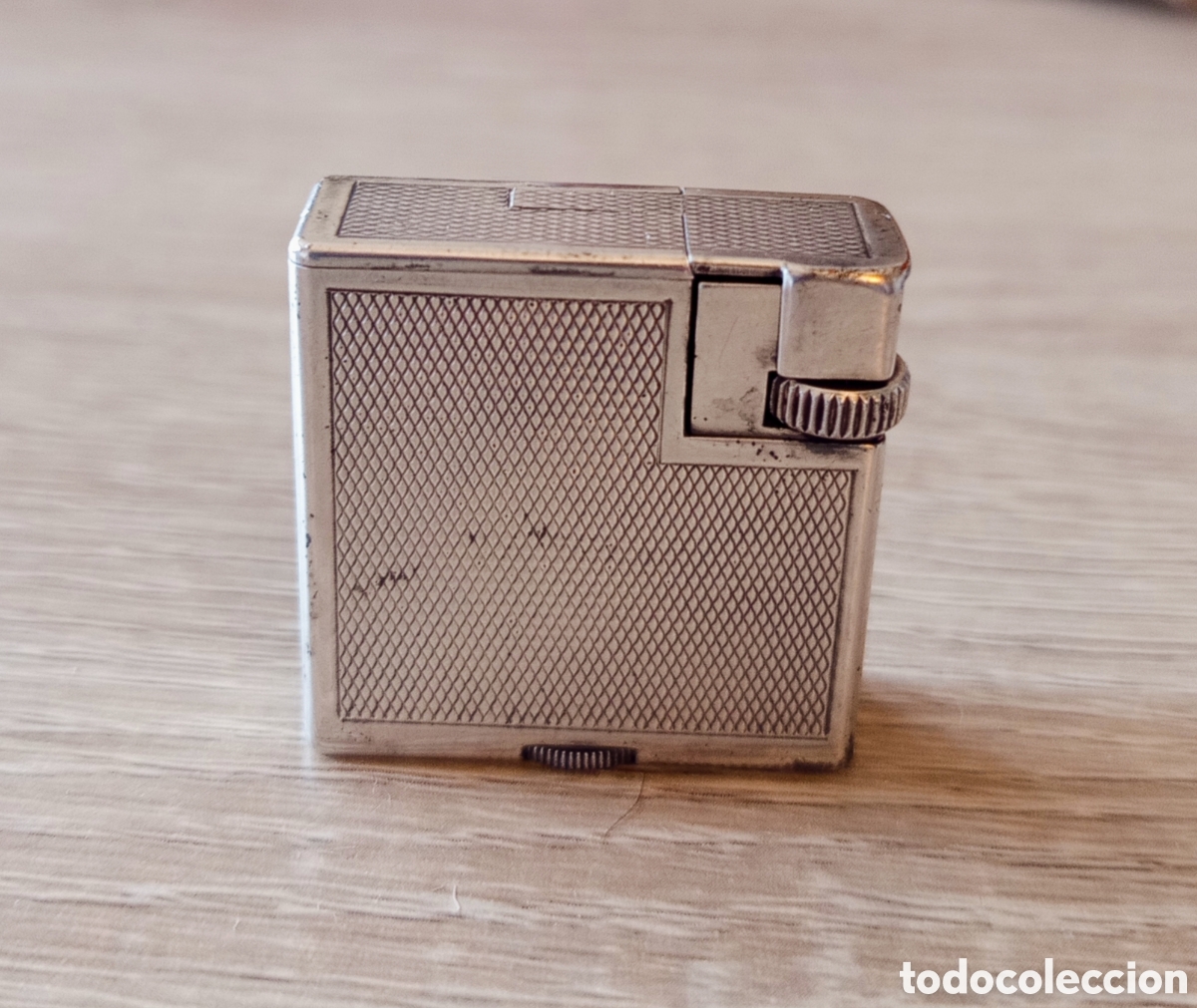 Coleccionismo: Encendedor Dunhill plata de gasolina