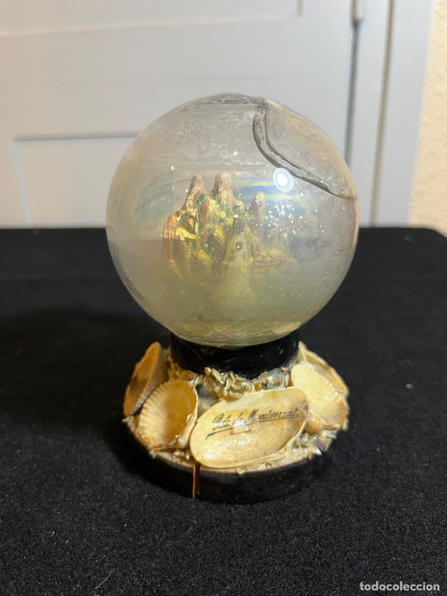 Sammeln: Antigua bola recuerdo Montserrat Virgen Moreneta conchas souvenir vintage a&ntilde;os 60 70