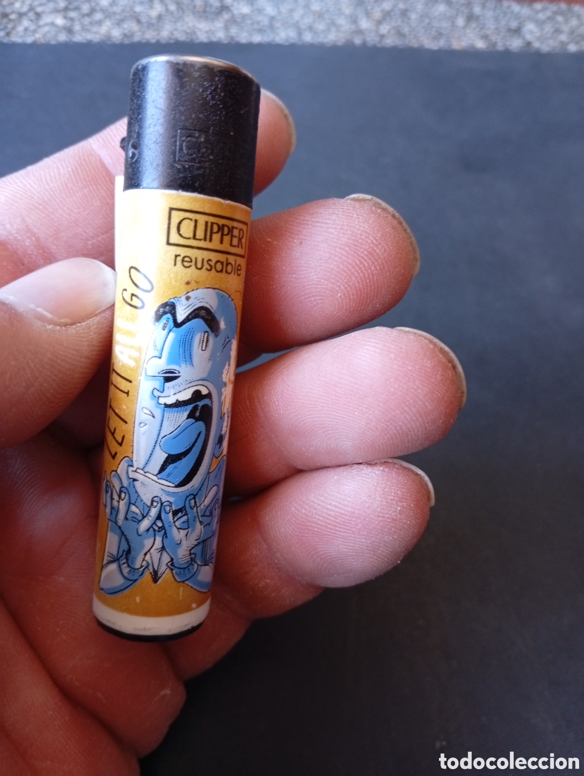 Coleccionismo: Mechero Clipper let it all go