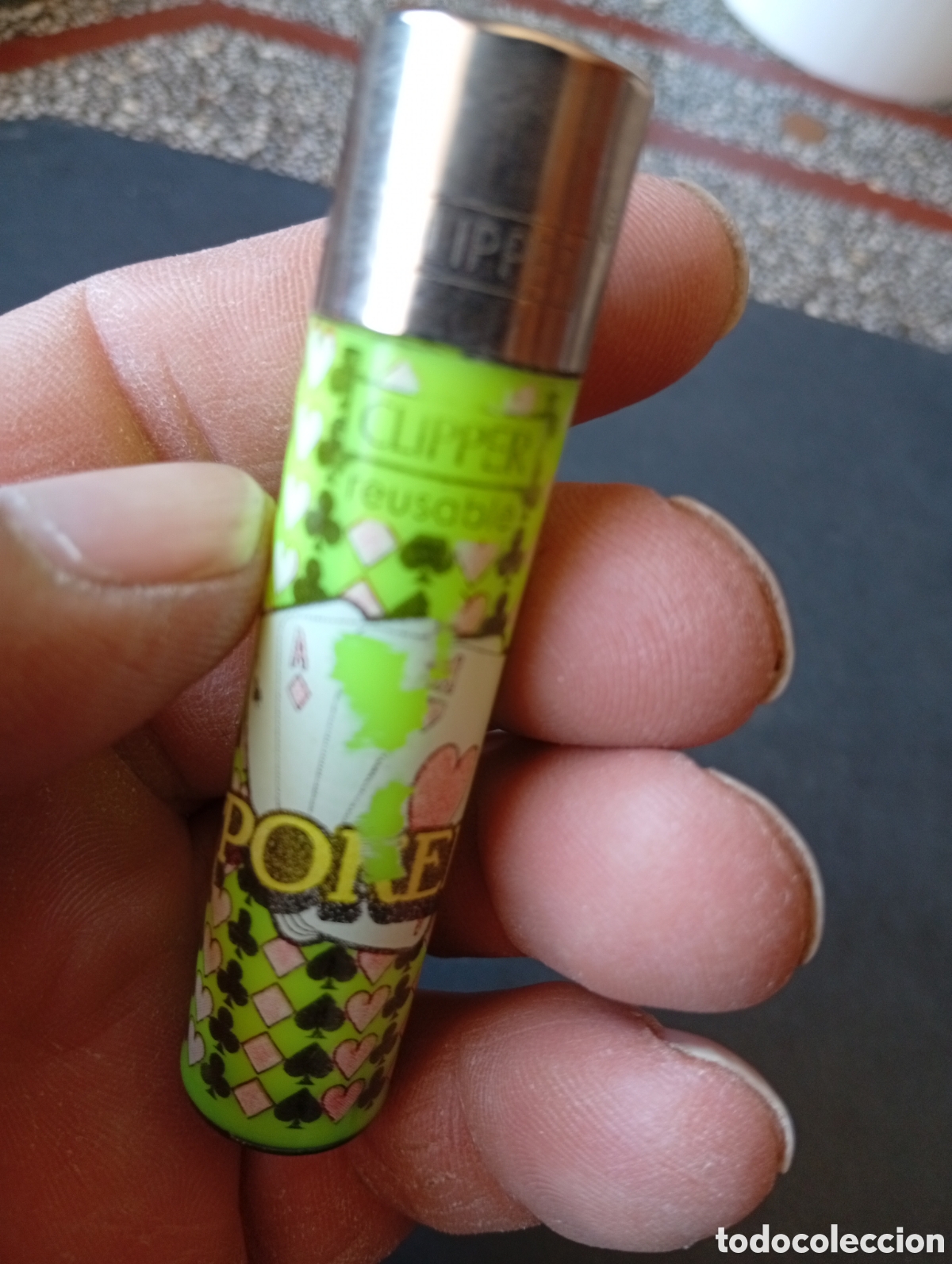 Coleccionismo: Mechero Clipper poker - Foto 3