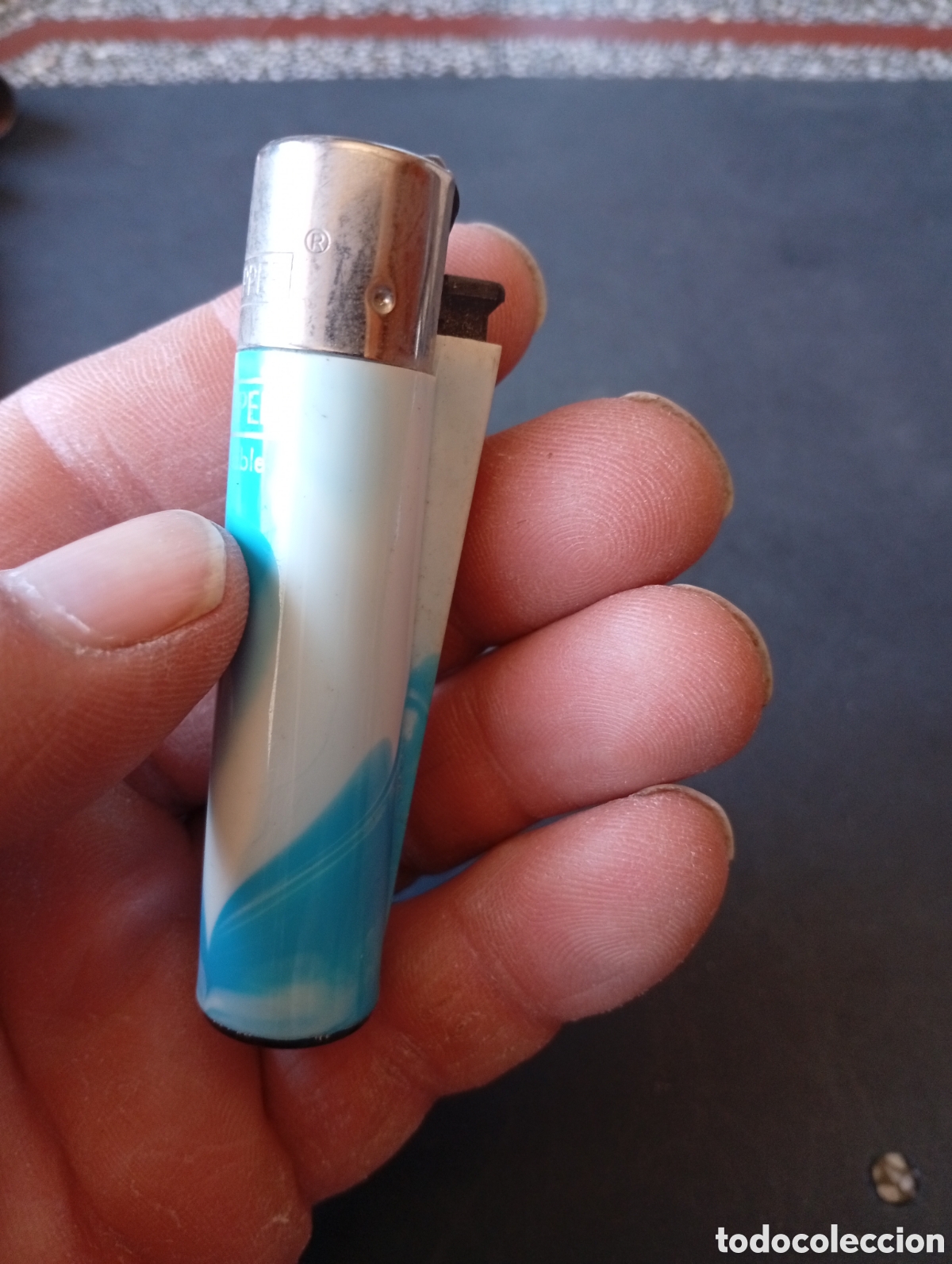 Coleccionismo: Mechero Clipper azul...... - Foto 2
