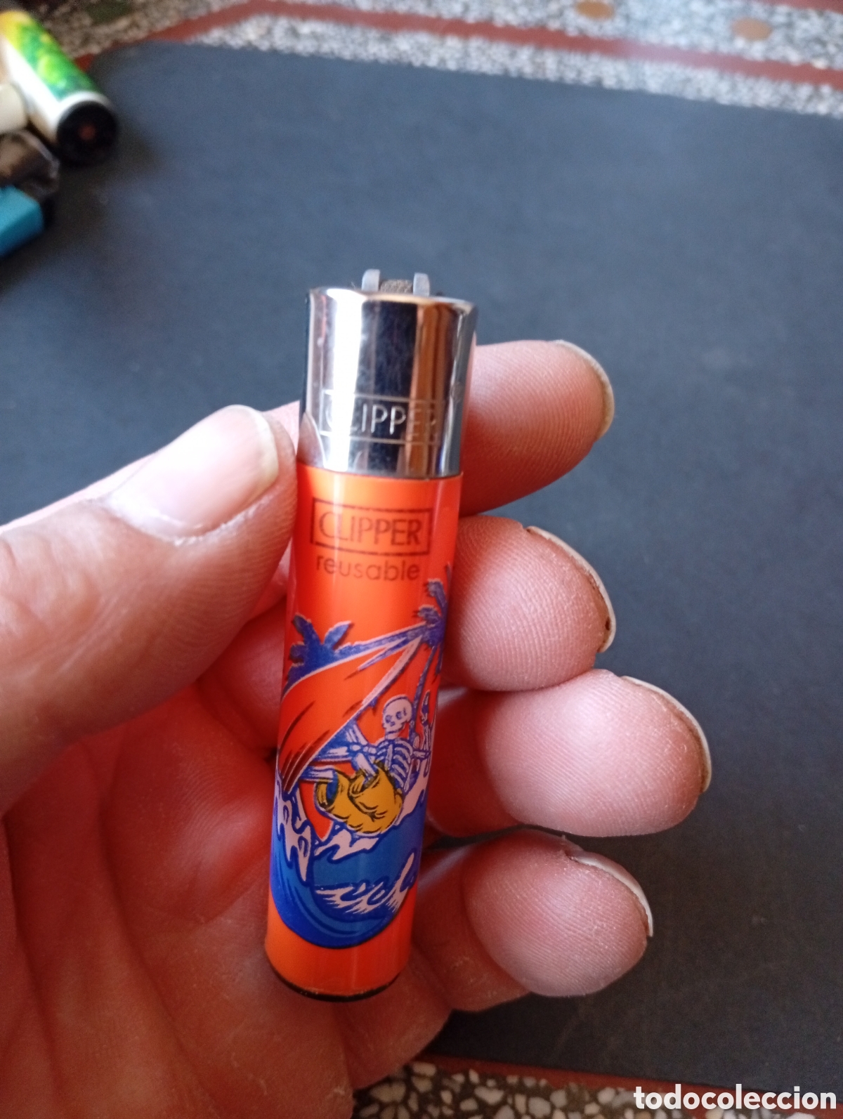 Coleccionismo: Mechero Clipper surf.....