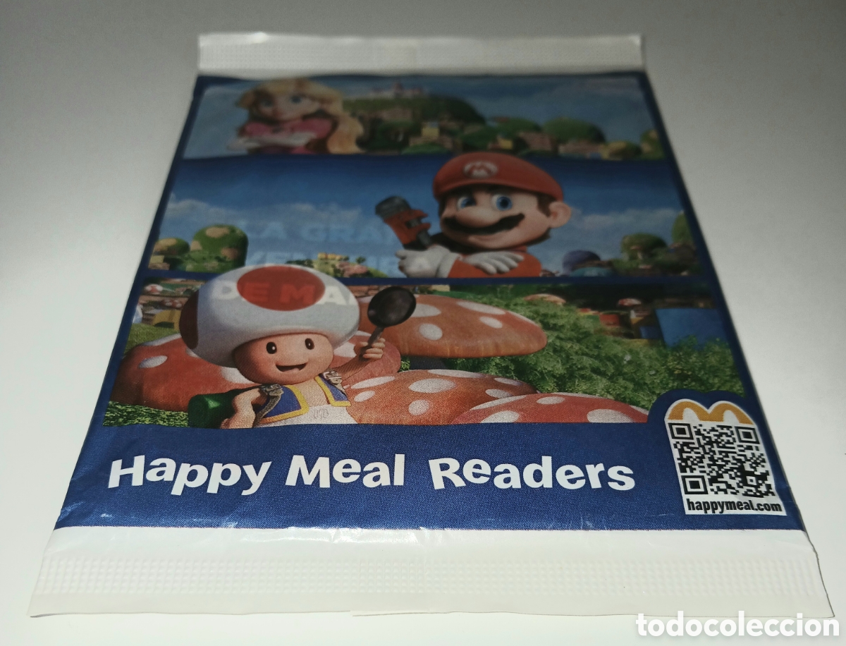 Coleccionismo: LIBRO AVENTURAS MARIO BROS, MC DONALDS PUBLICIDAD HAPPY MEAL READERS. SOBRE SIN ABRIR