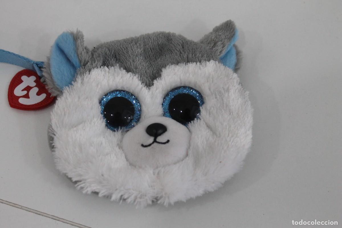 Coleccionismo: MONEDERO HUSKY BEANIE BOO CON ASA
