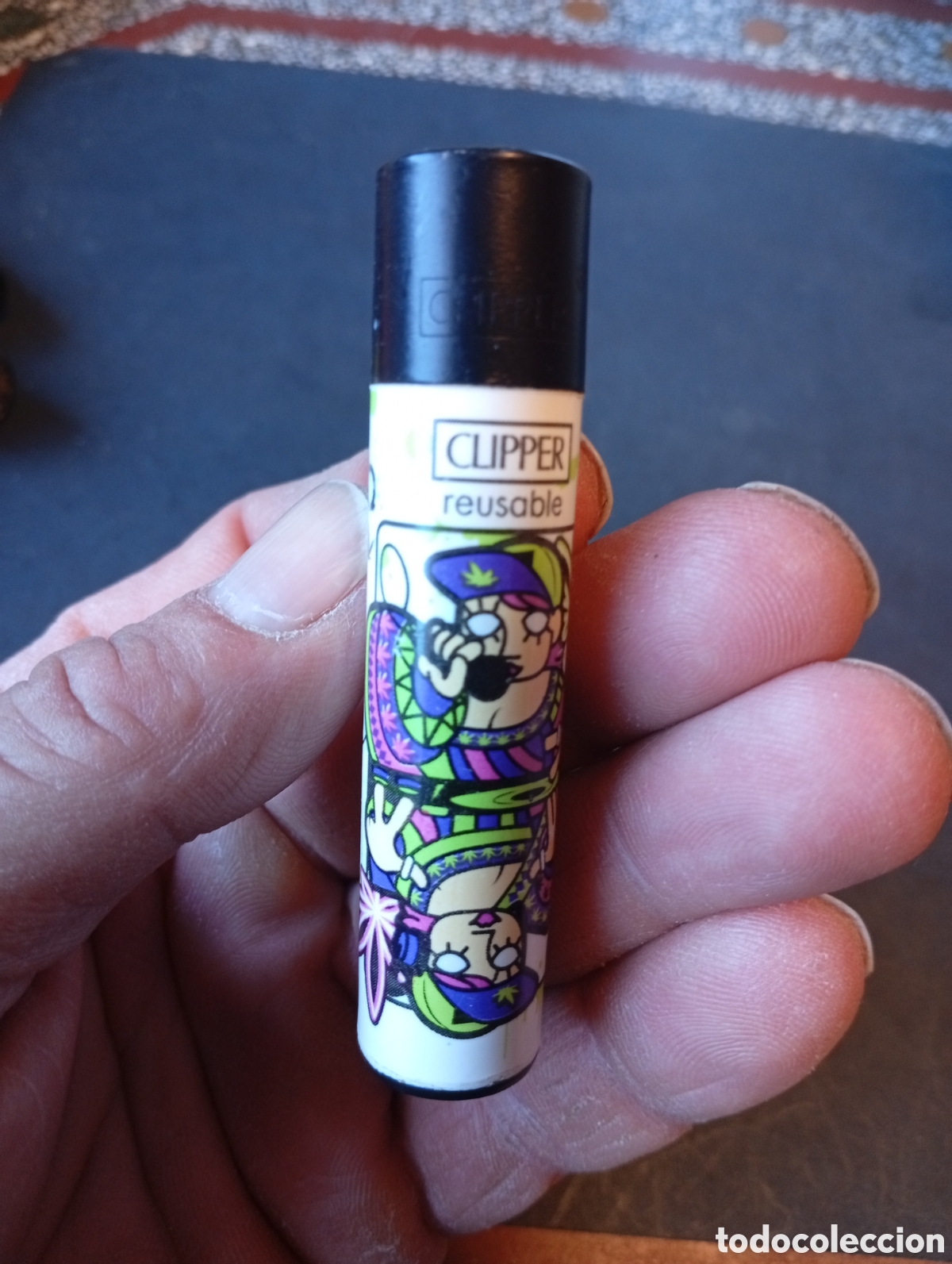 Coleccionismo: Mechero Clipper poker weed