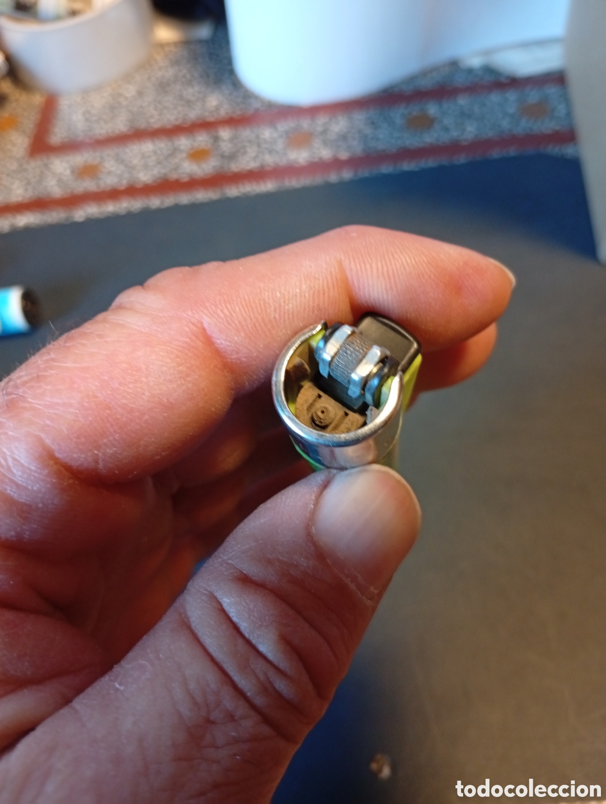 Coleccionismo: Mechero Clipper poker ases - Foto 3