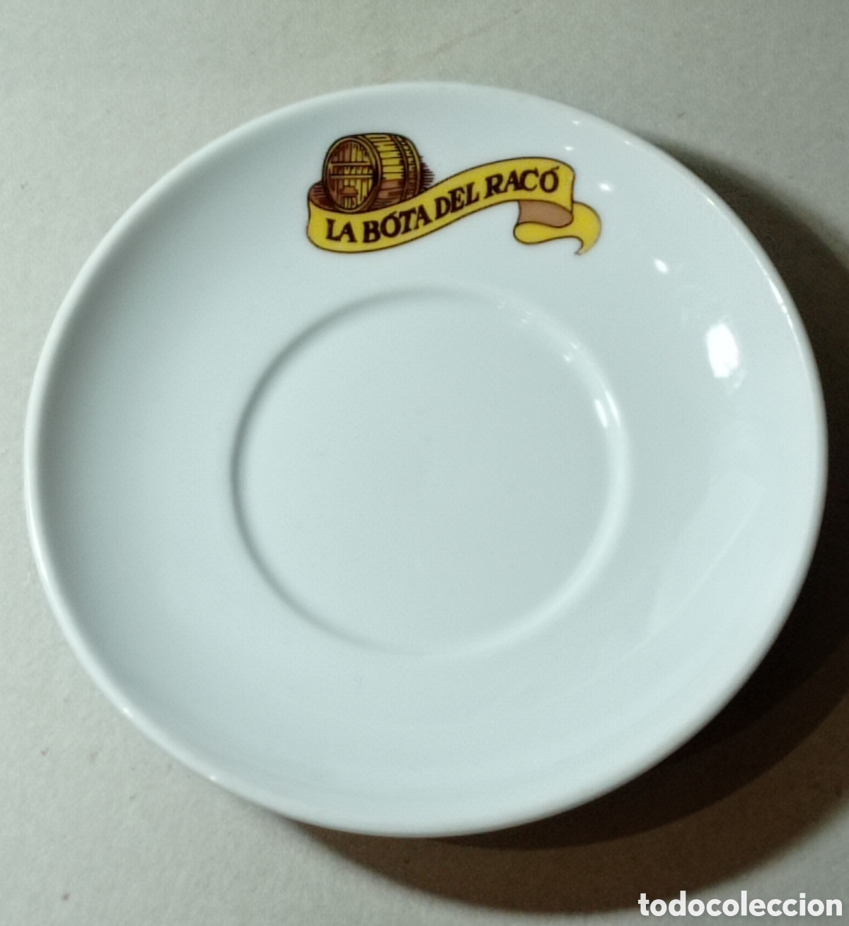 Coleccionismo: BOTA DEL RAC&Oacute;, RTE.BARCELONA -PLATO PEQUE&Ntilde;O SOBREMESA-
