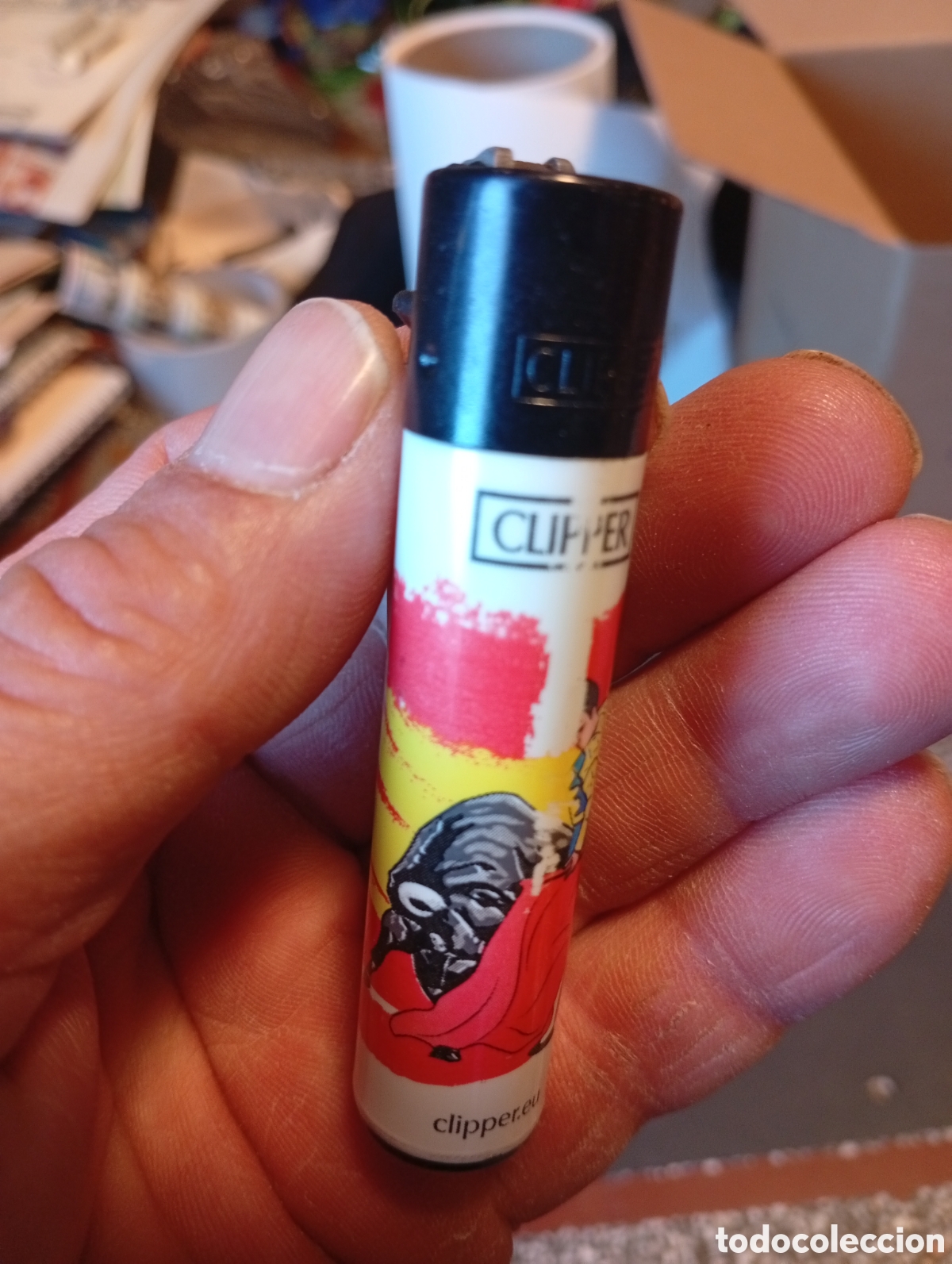 Coleccionismo: Mechero Clipper tur&iacute;stico Espa&ntilde;a algo usado