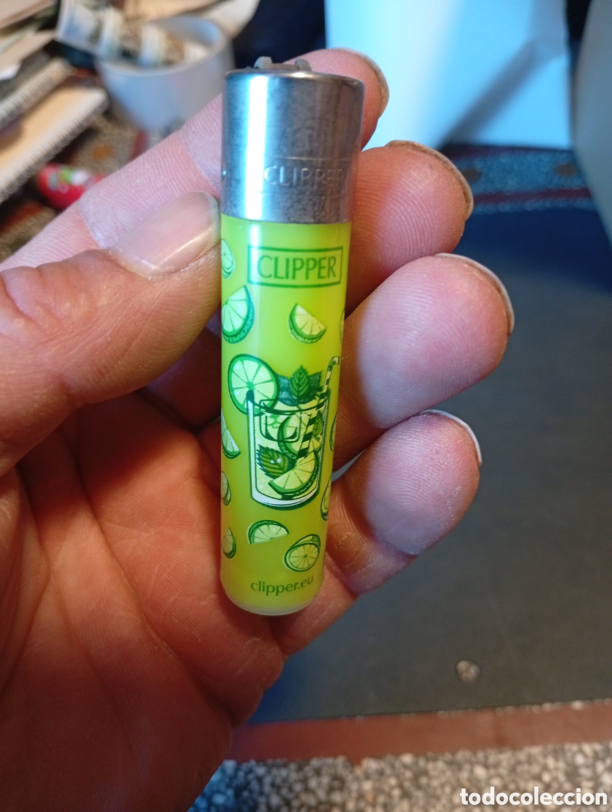 Coleccionismo: Mechero Clipper lim&oacute;n