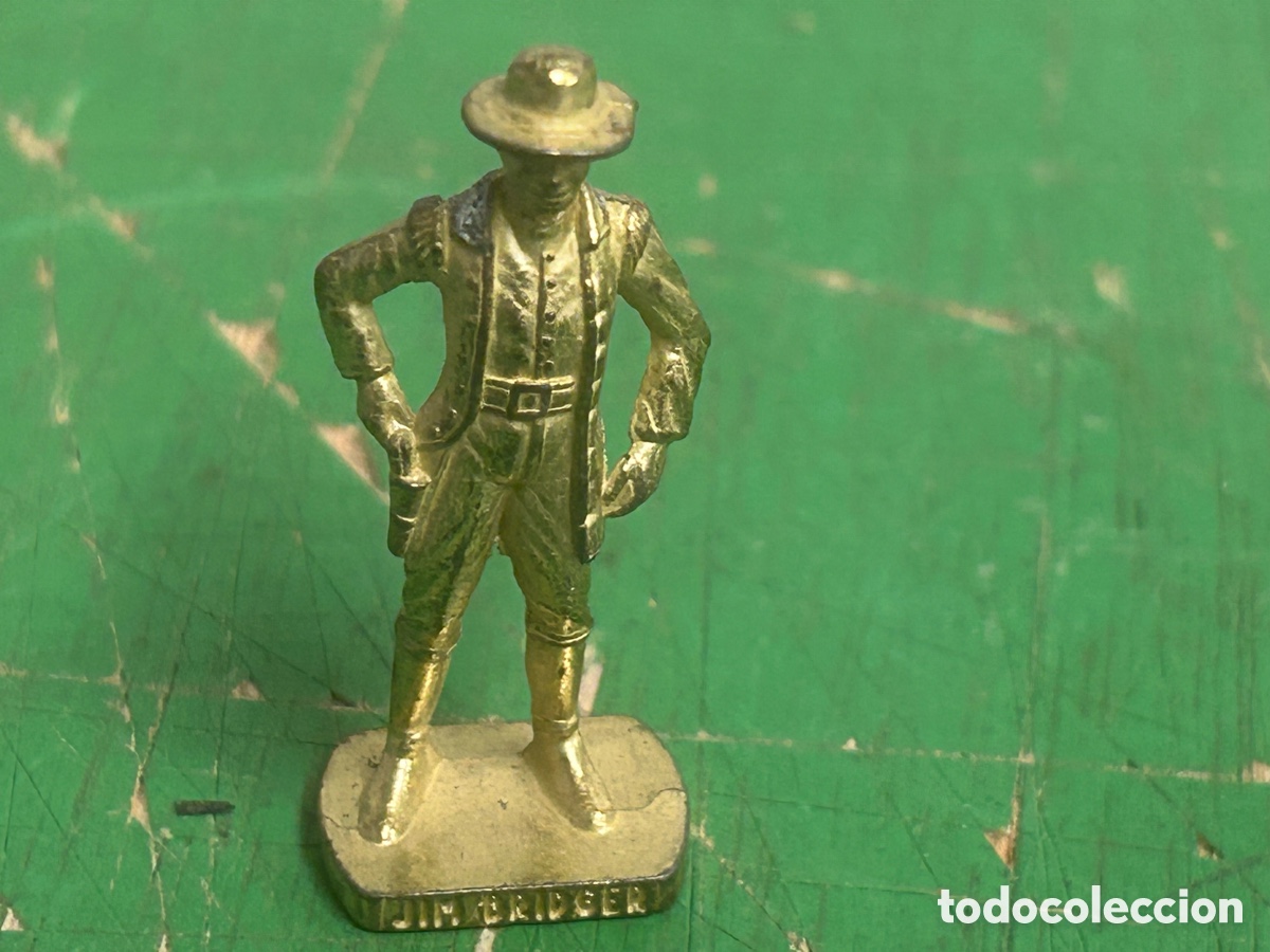 Coleccionismo: FIGURA METAL JIM BRIDGER REGALO KINDER A&Ntilde;OS 90
