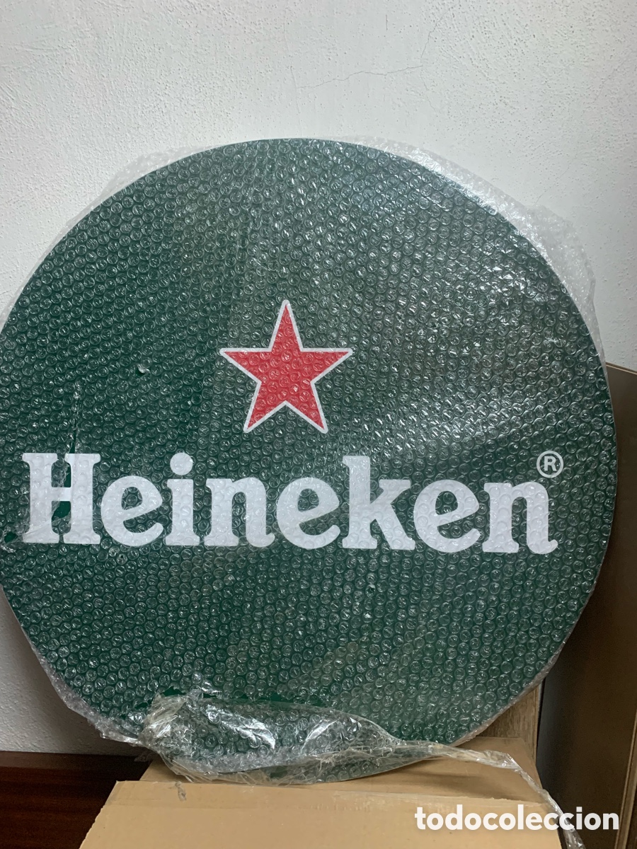 Colecionismo: Luminoso cerveza Heineken