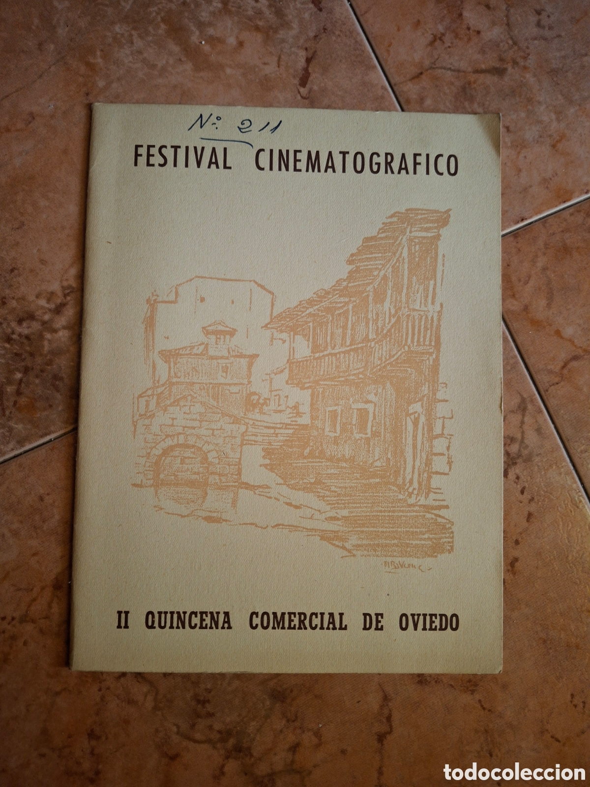Coleccionismo: Folleto Programa Festival Cinematogr&aacute;fico - II Quincena Comercial de Oviedo - A&ntilde;o 1956 - N&ordm; 211 - Ra