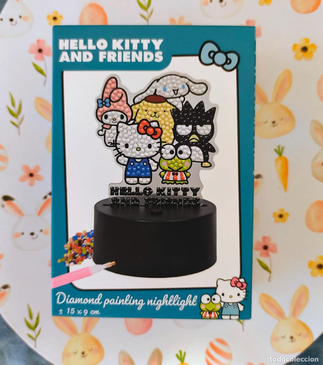 Collectionnisme: L&aacute;mpara nocturna diamond painting Hello Kitty & Friends Sanrio