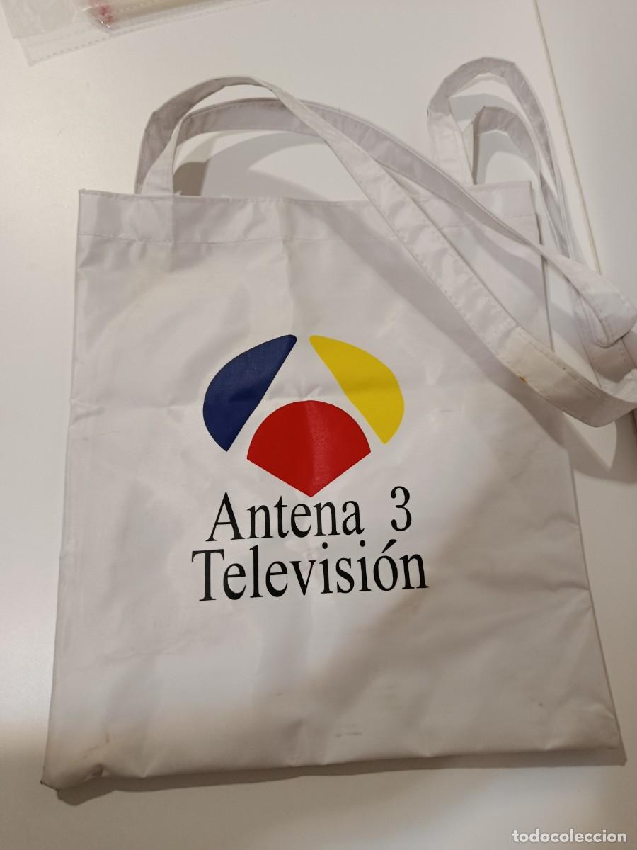 Coleccionismo: ANTENA 3 TELEVISI&Oacute;N BOLSA DE MATERIAL PL&Aacute;STICO