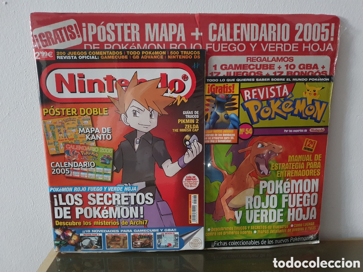 Coleccionismo: Revista oficial Nintendo Acci&oacute;n n&uacute;mero 146 del a&ntilde;o 2005. Incluye p&oacute;ster