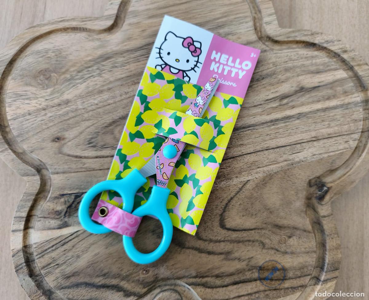 Coleccionismo: Tijeras Hello Kitty dibujo limones punta redonda kawaii Sanrio Kuromi