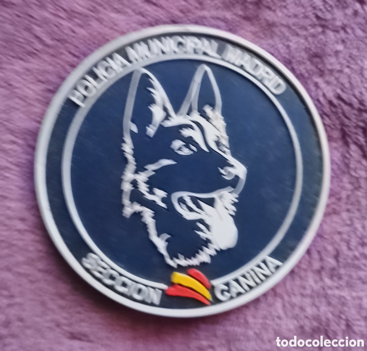 Coleccionismo: PARCHE UNIFORMIDAD UNIDAD CANINA POLIC&Iacute;A MUNICIPAL MADRID