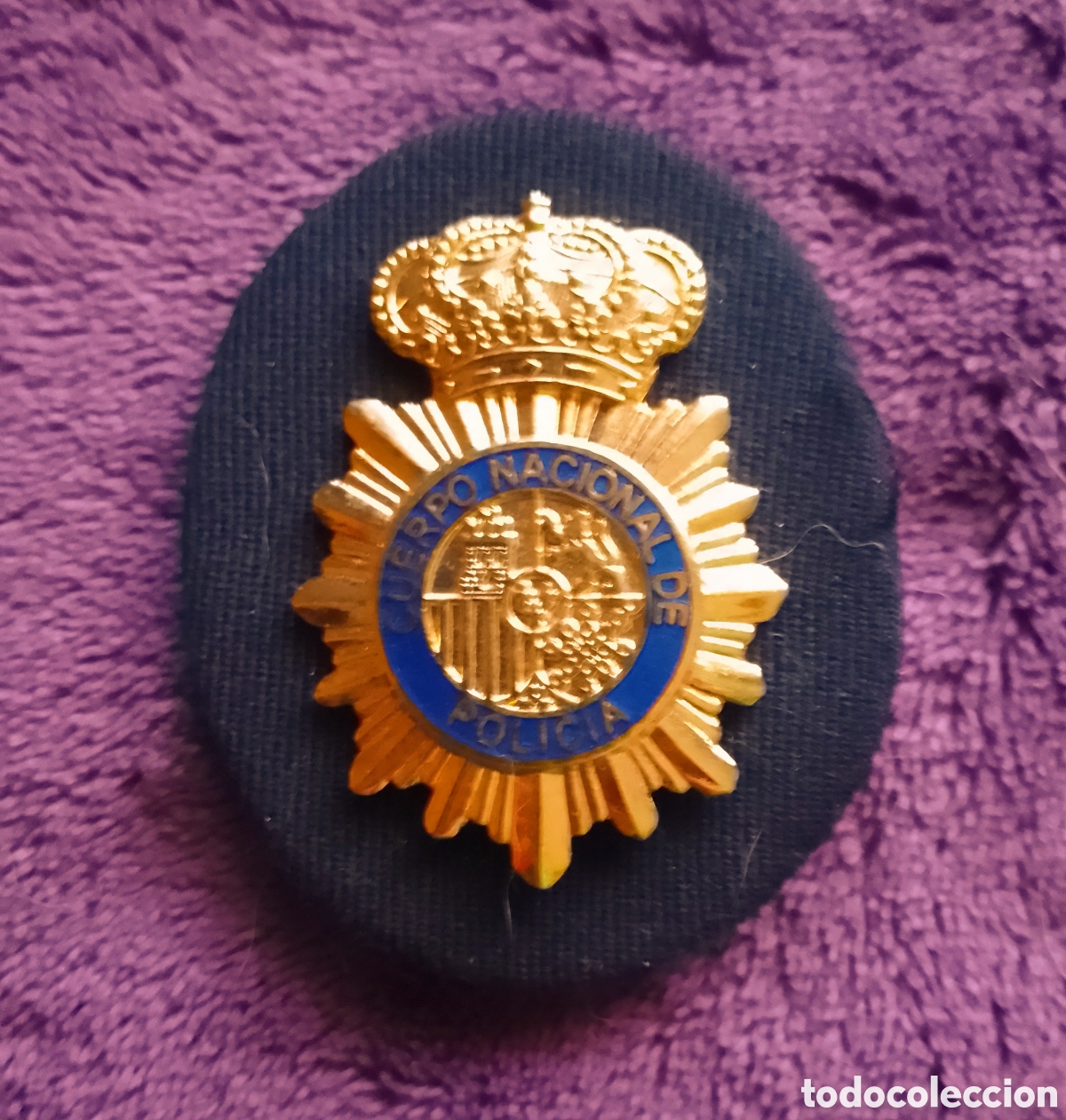 Coleccionismo: PLACA S/N OFICIAL POLIC&Iacute;A NACIONAL