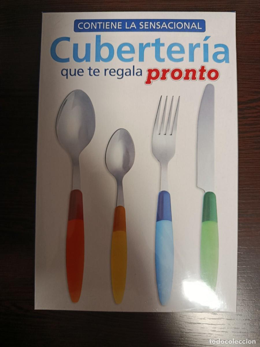 Coleccionismo: CAJA CUBERTER&Iacute;A REGALO REVISTA PRONTO EN SU CAJA OPRIGINAL SIN ABRIR