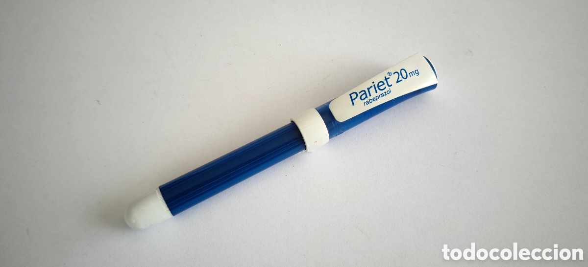 Colecionismo: BOLIGRAFO ROTULADOR PUBLICITARIO PARIET 20mg. (Pinta en Color Azul)