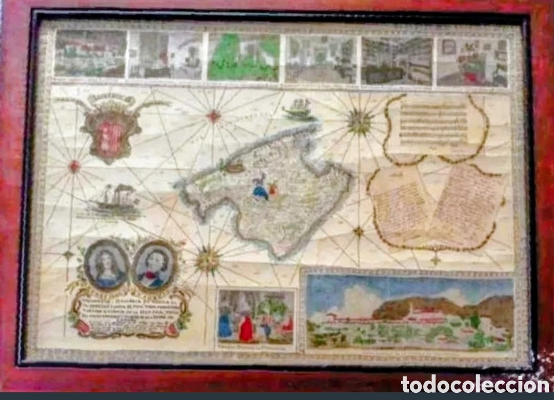 Coleccionismo: Mapa de Mallorca. L&aacute;mina grabado