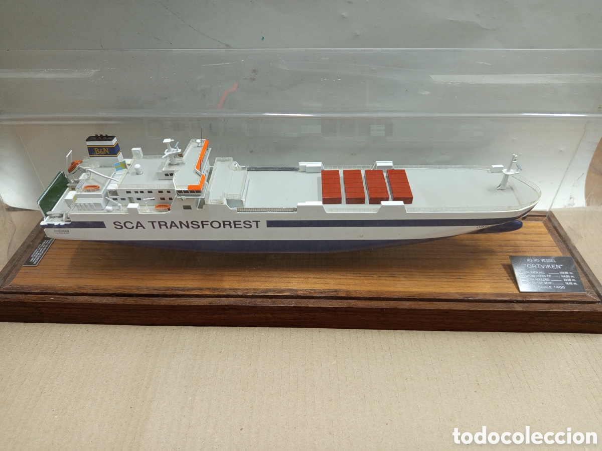 Coleccionismo: Modelos Navales Riera barco SCA Ortviken