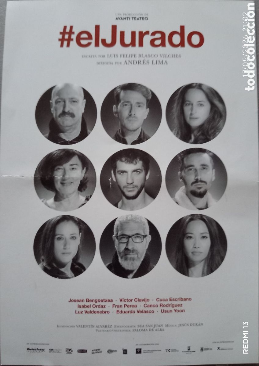 Coleccionismo: TEATRO. FOLLETO DE MANO