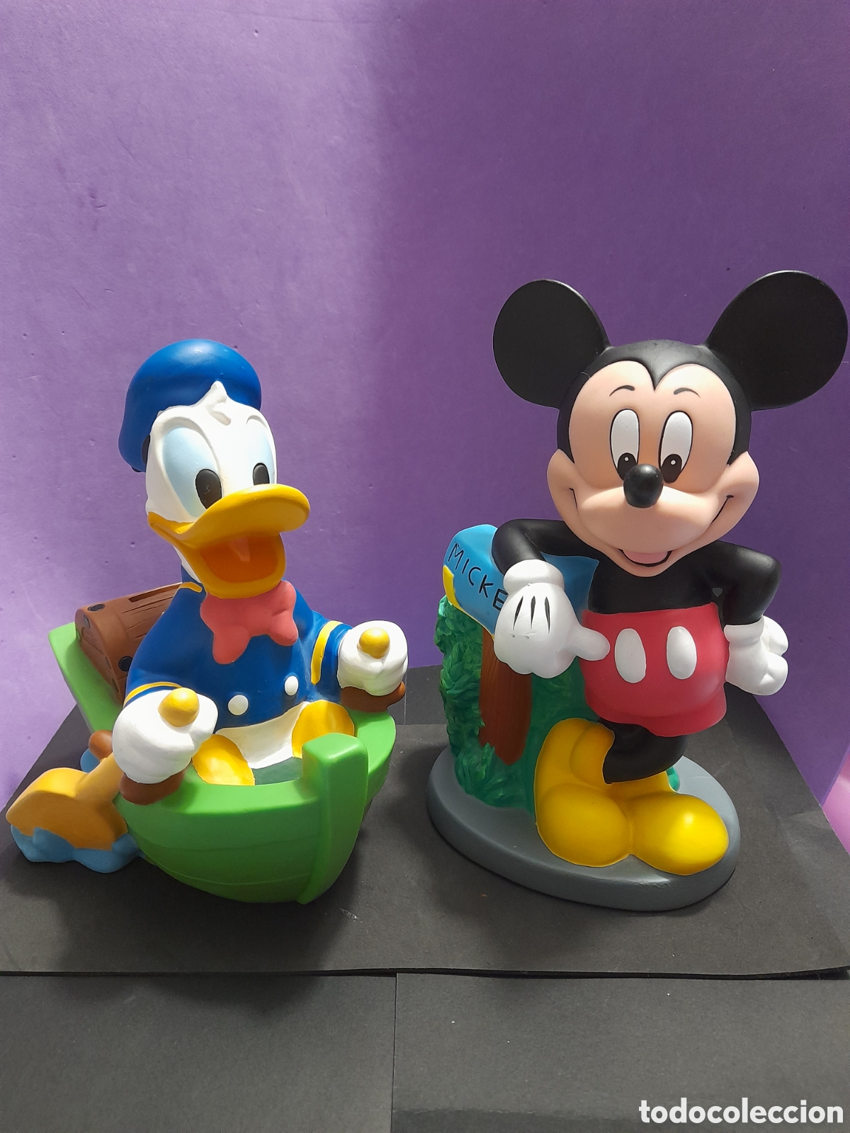 Coleccionismo: Dos huchas Disney, Mickey y Donald