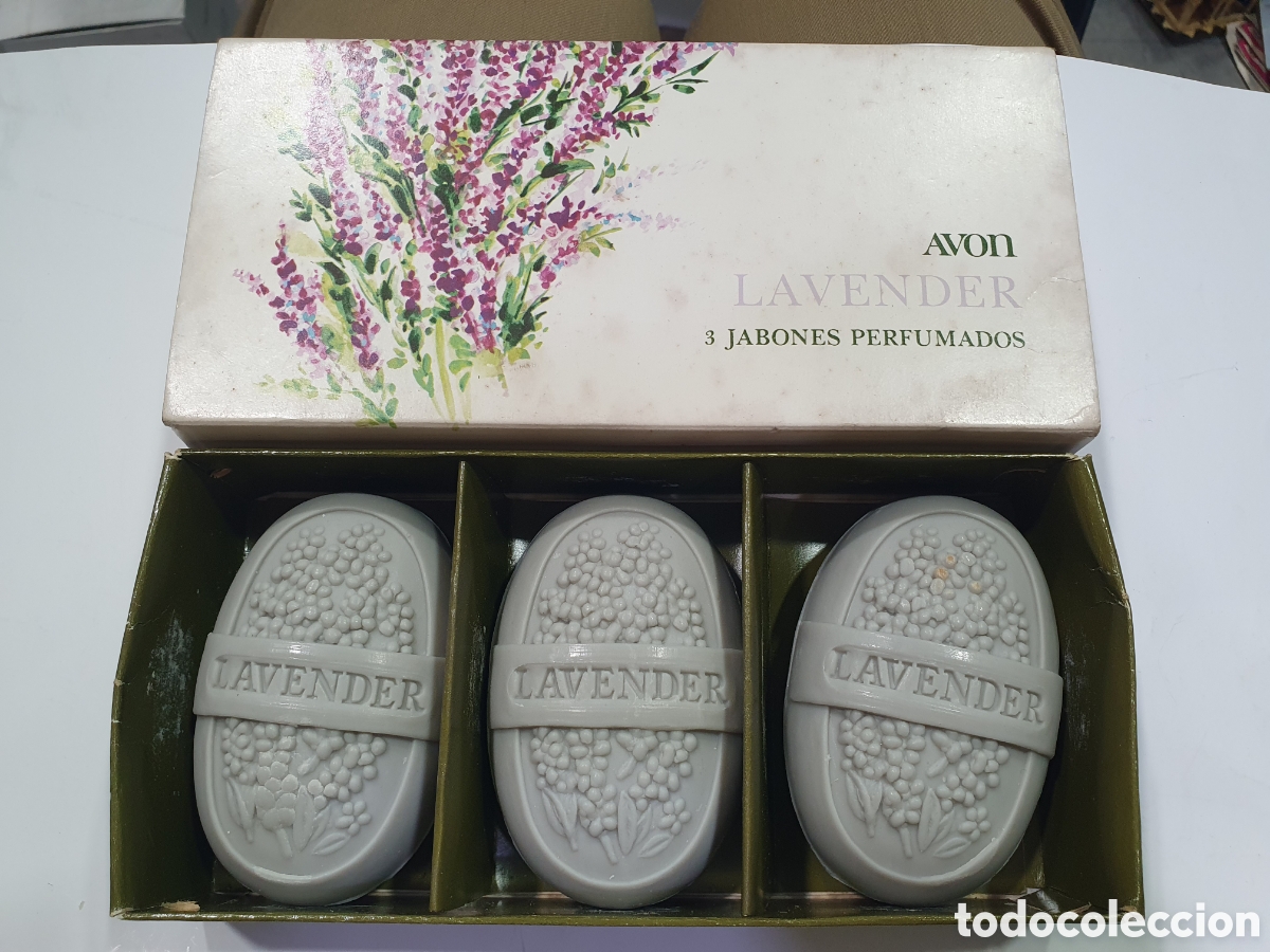 Coleccionismo: 3 jabones Avon Lavender. (L1)
