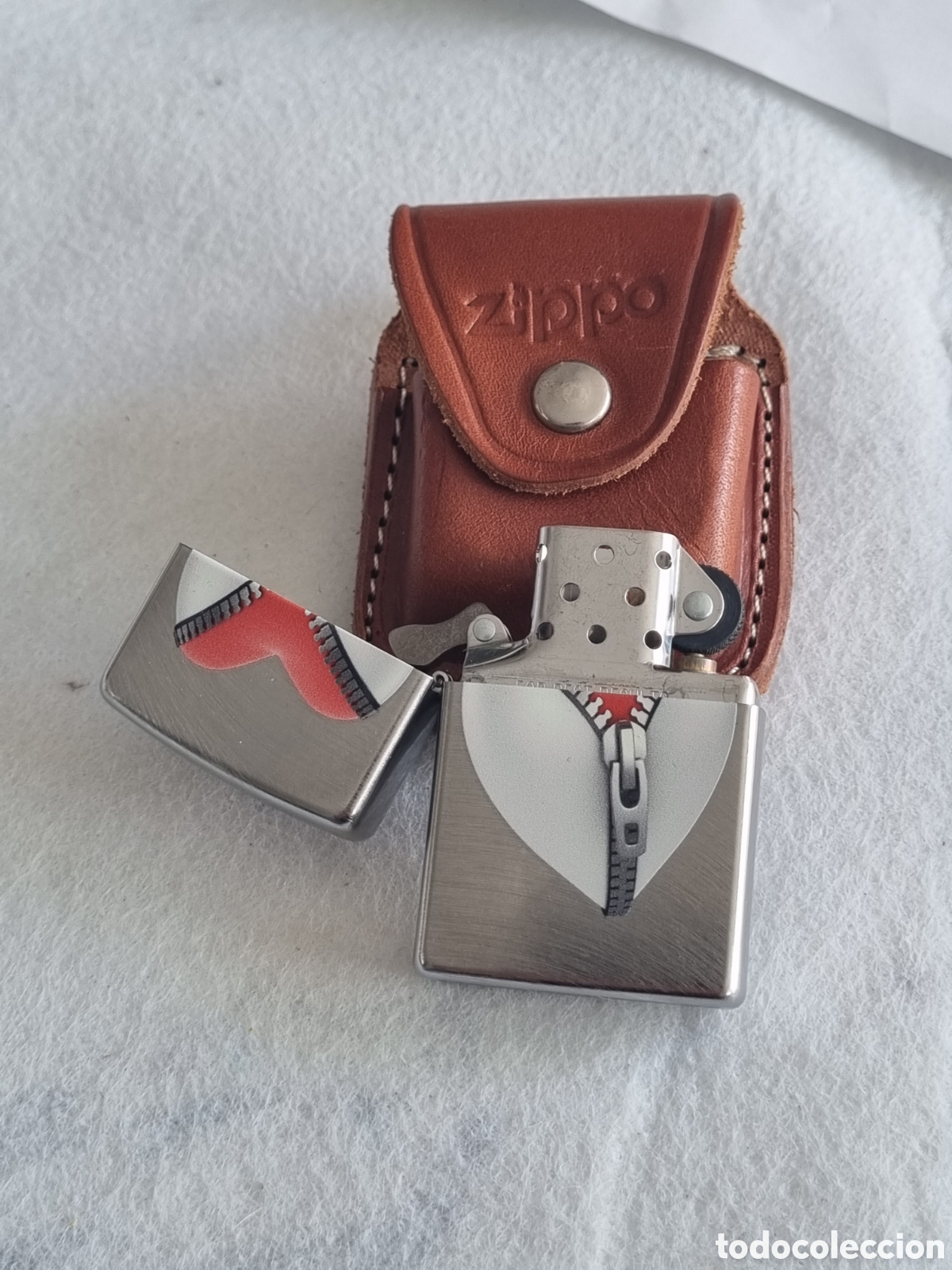 Coleccionismo: Mechero Zippo y funda nuevo A1