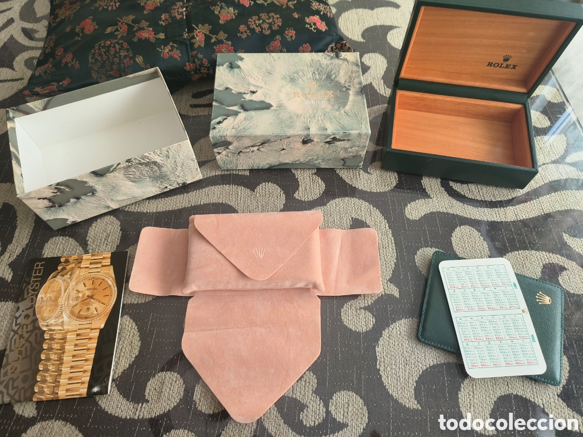 Coleccionismo: Full Set de dotaci&oacute;n original Rolex (Ref. 68.00.2) de principios de los 90