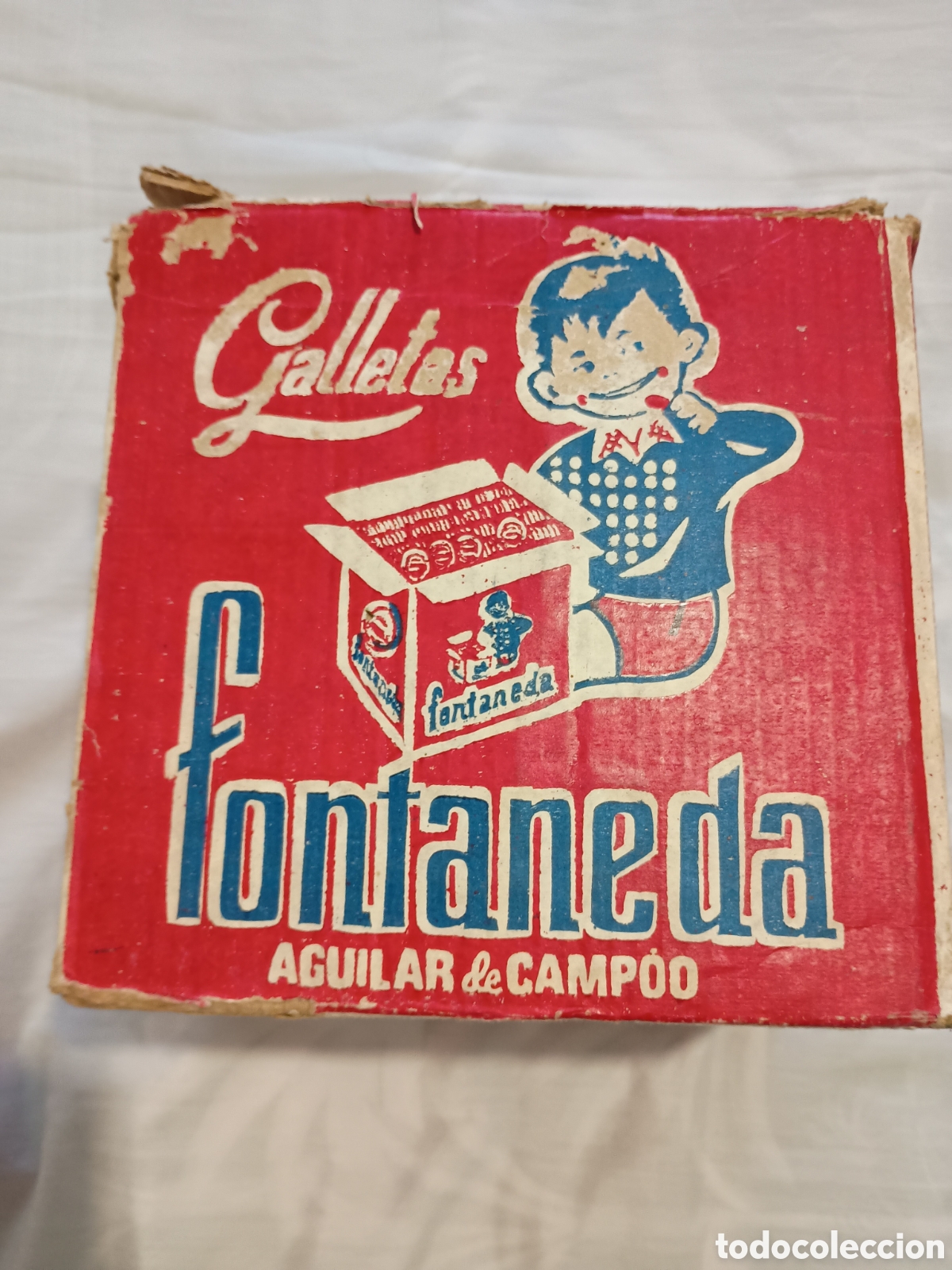 Sammeln: Caja de galletas Mar&iacute;a Fontaneda a&ntilde;os 60