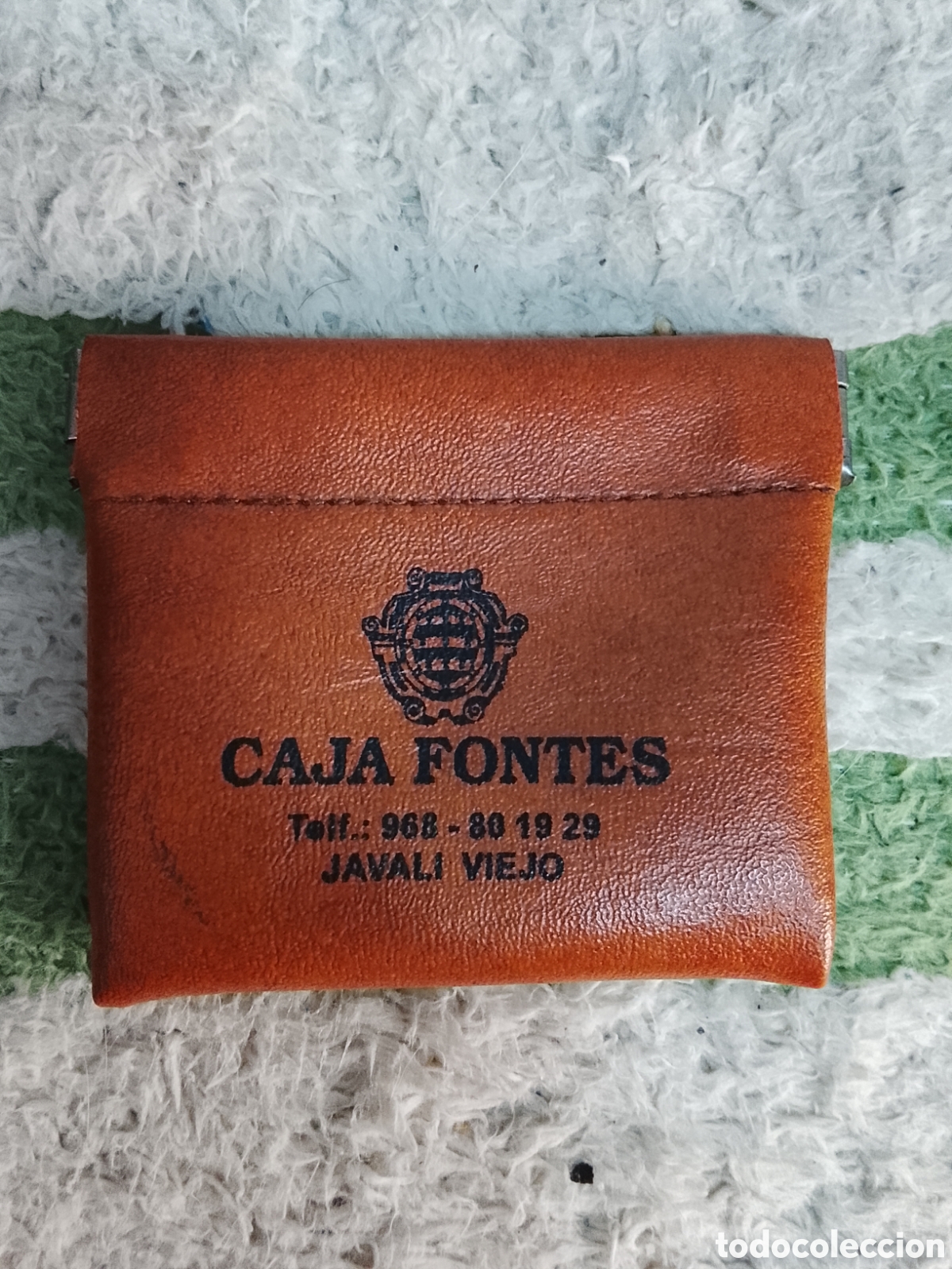 Coleccionismo: peque&ntilde;o monedero caja fontes, javali viejo