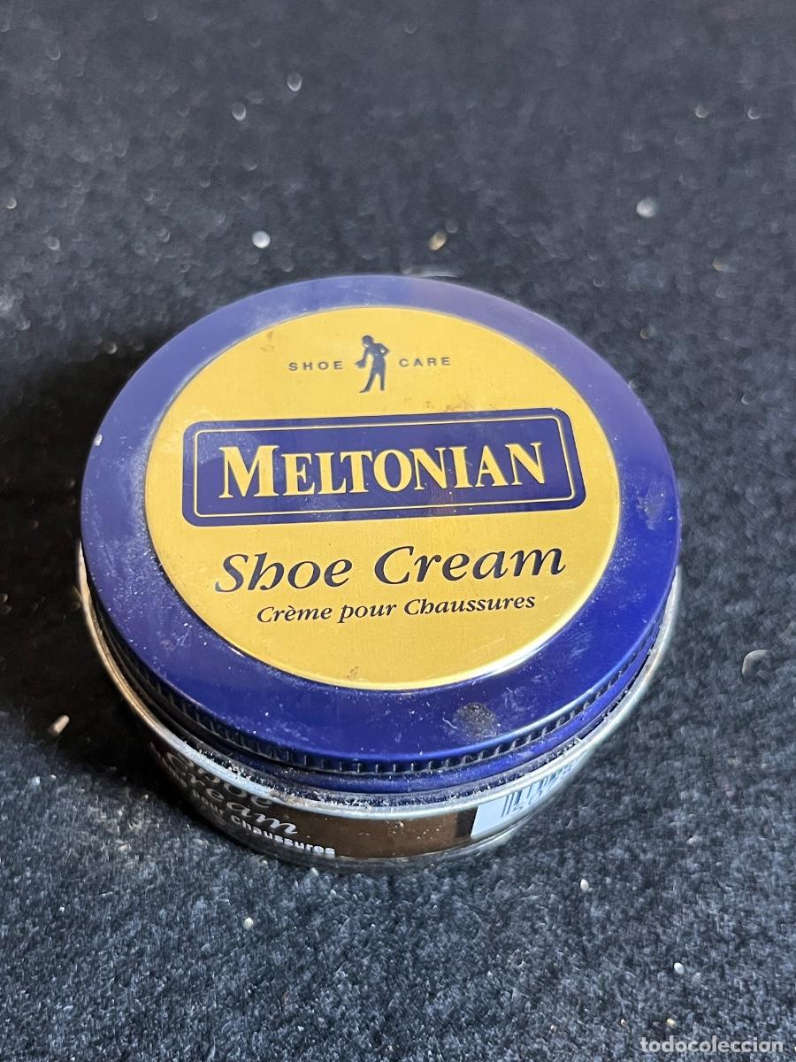 Sammeln: Meltonian Shoe Cream Vintage Tarro Cristal Bet&uacute;n Crema Calzado Retro A&ntilde;os 80 90 Marr&oacute;n