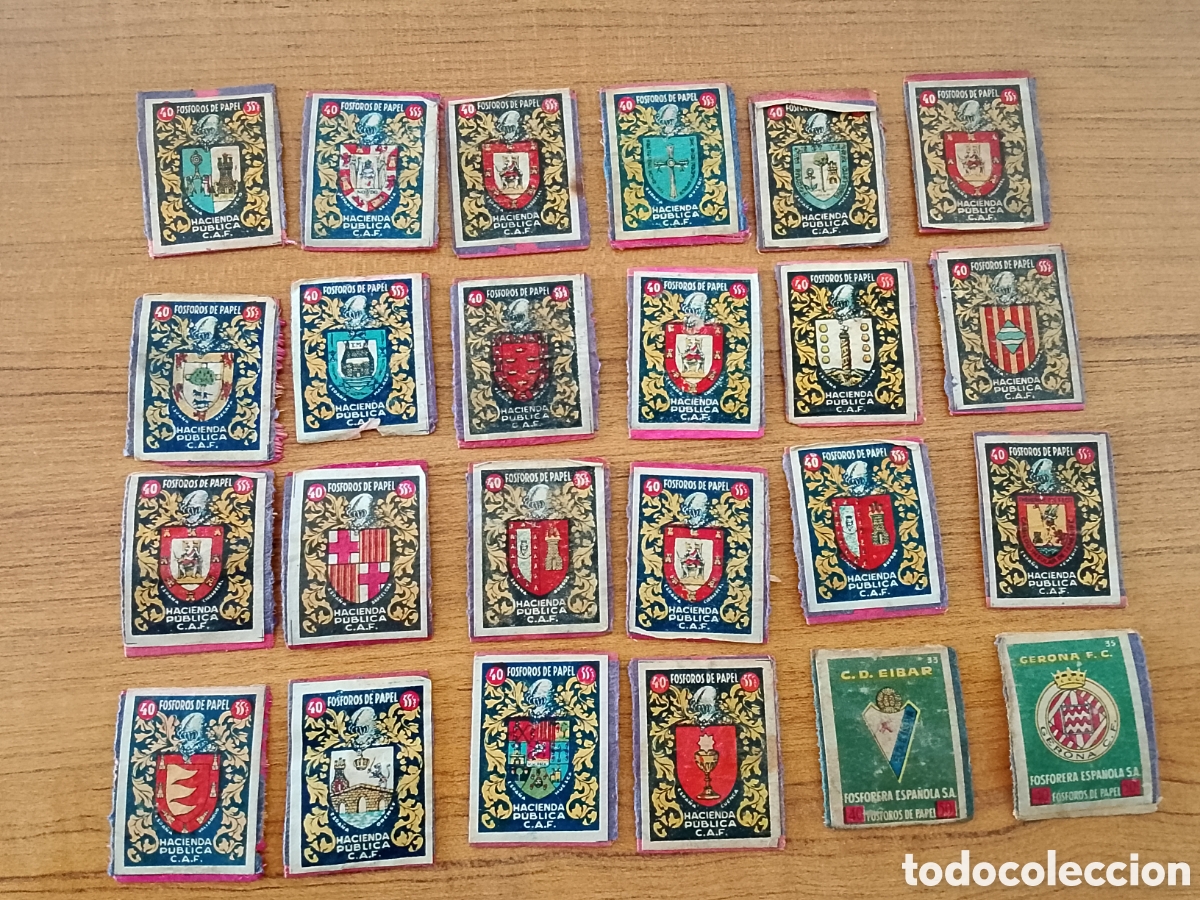 Collectionnisme: Lote recortes caja de cerillas de madera de &eacute;poca todo lo que se ve en la imagen
