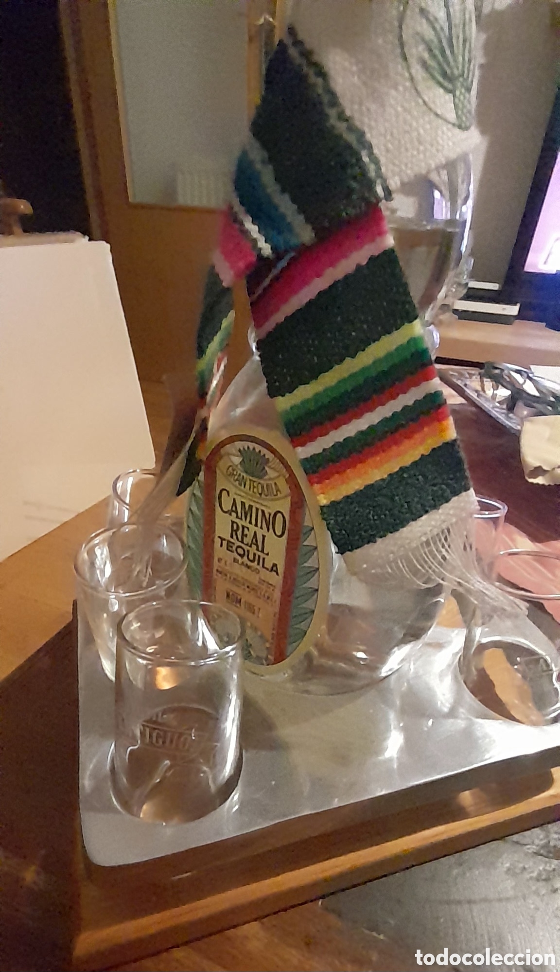 Coleccionismo: Soporte tequila con 6 chupitos - Foto 2